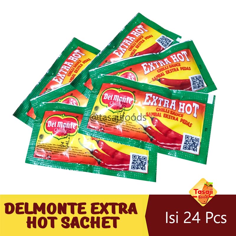 Tasajifood Jual Delmonte Extra Hot Sachet Chilli Sauce Gr X Pcs