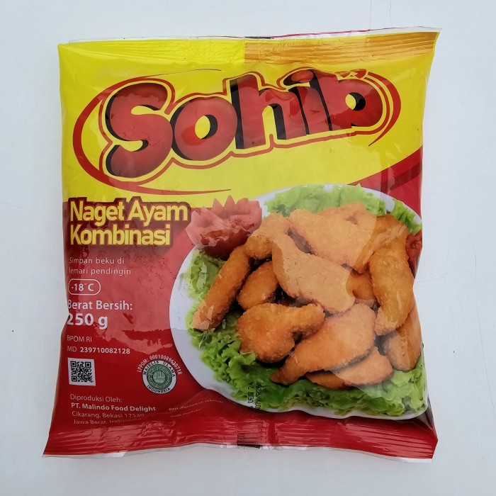 Malindo - Sohib Chicken Nugget 250gr Nugget Ayam