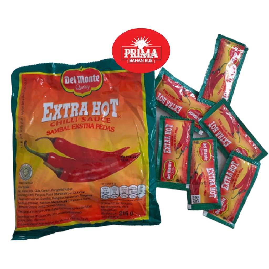 Tasajifood Jual Delmonte Extra Hot Sachet Chilli Sauce 9gr X 24 Pcs Original And Terbaru 4184