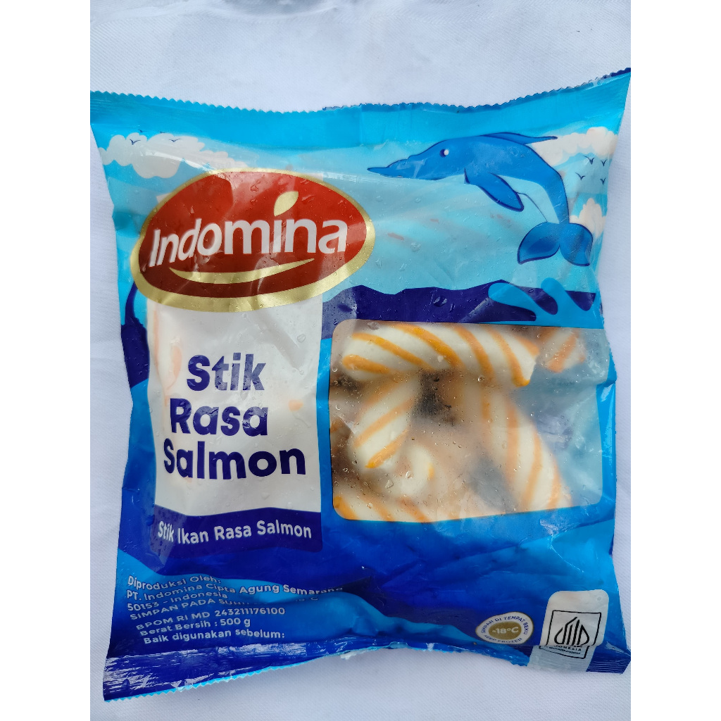 Indomina Stik Salmon 500gr Salmon Stick Olahan Ikan