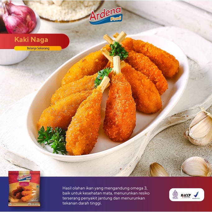 Ardena Kaki Naga 250 gr Olahan Ikan Frozen