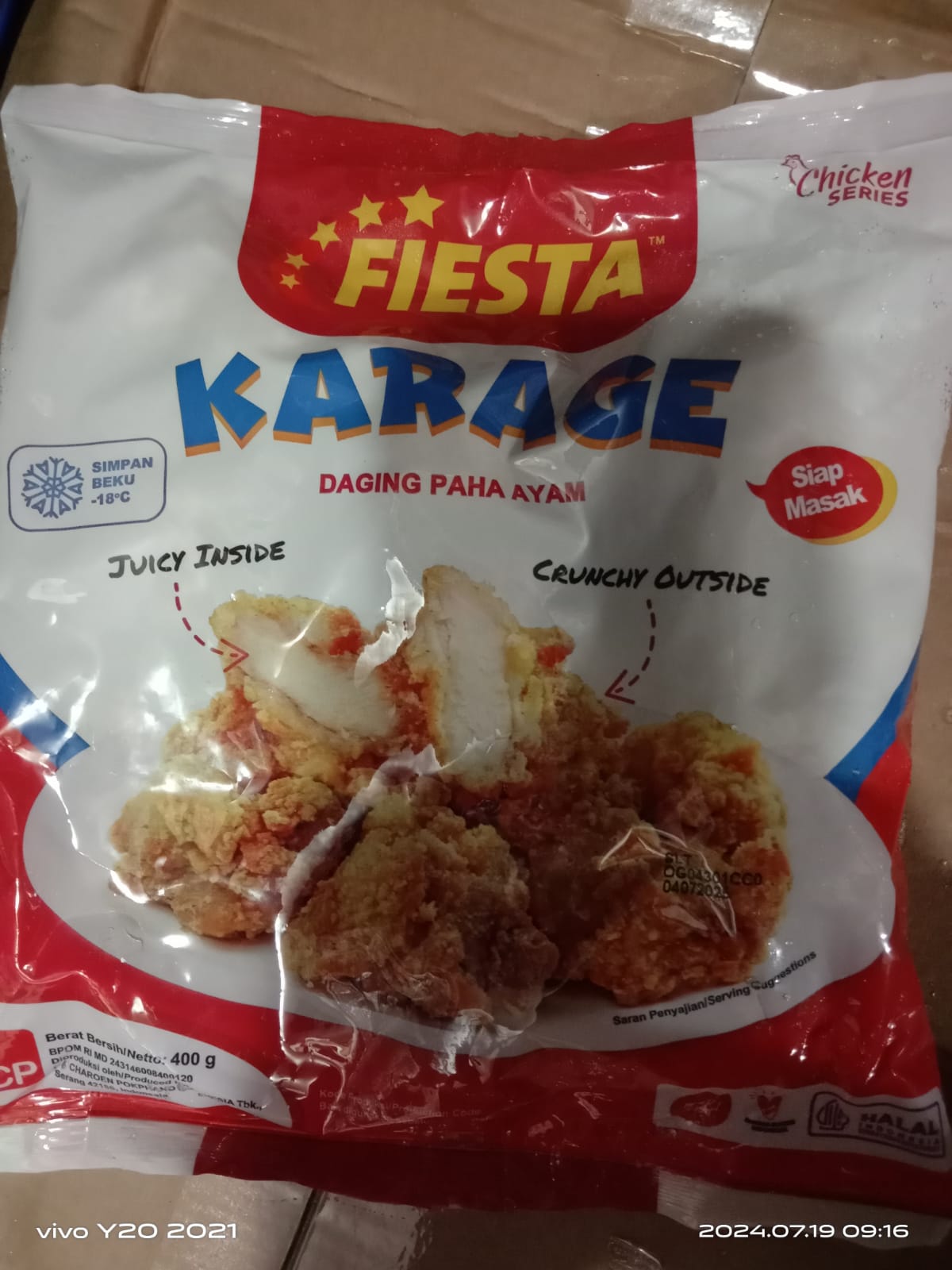 Fiesta Chicken Karage 400gr Daging Paha Ayam